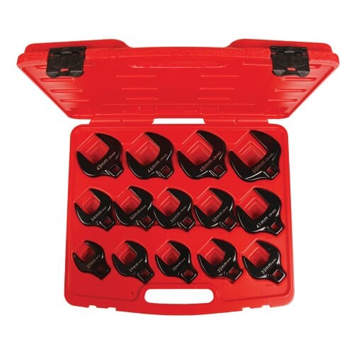 AmPro Crowsfoot Wrench Set 1/2" Dr 27-50mm 14pc