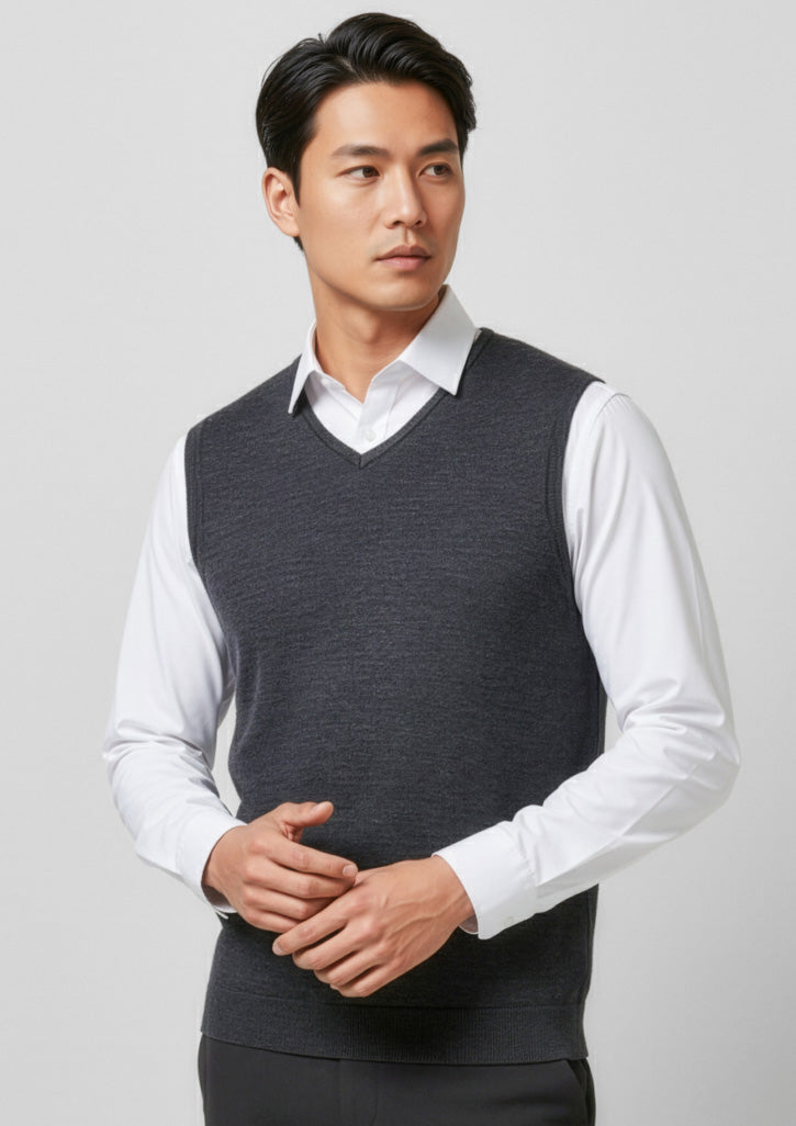 Milano Mens Vest - Charcoal