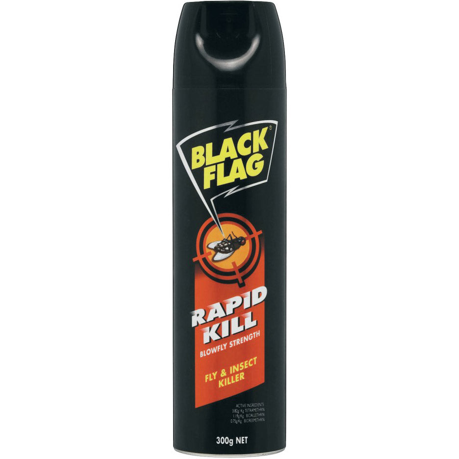 Black Flag Rapid Kill Fly Spray 300g - Carton of 12