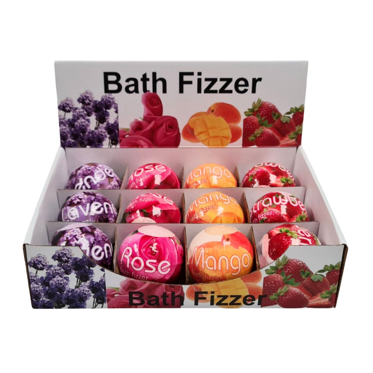 Bath Fizzer Display - 12pcs