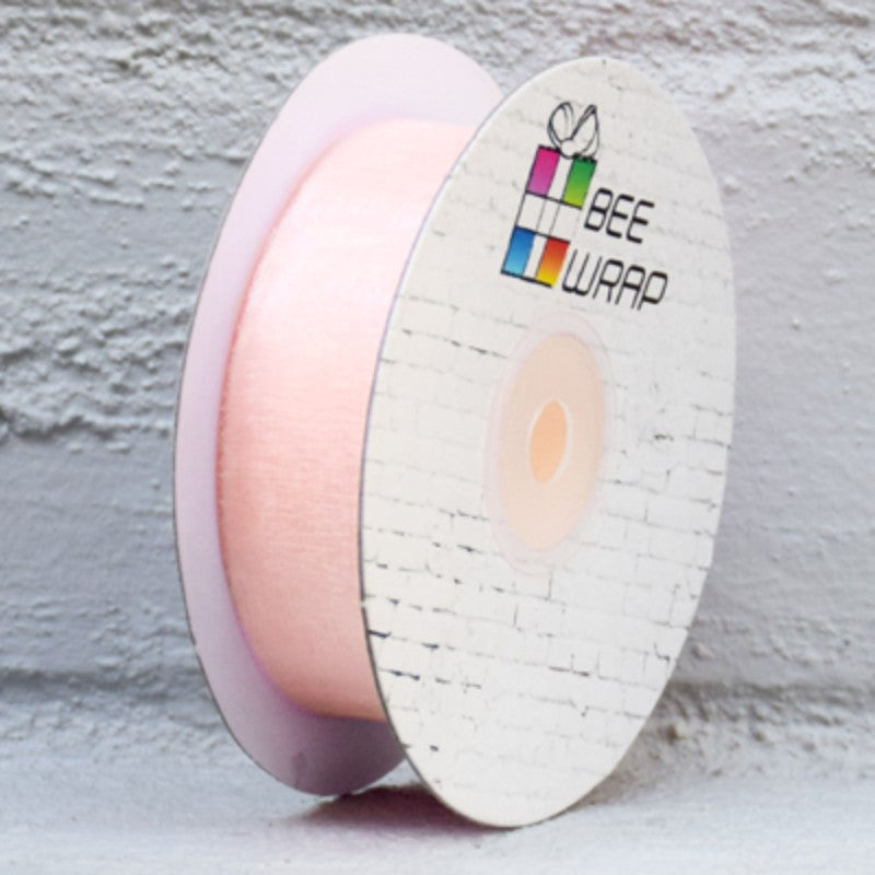 Organza Ribbon - 25mm x 50mtrs APRICOT