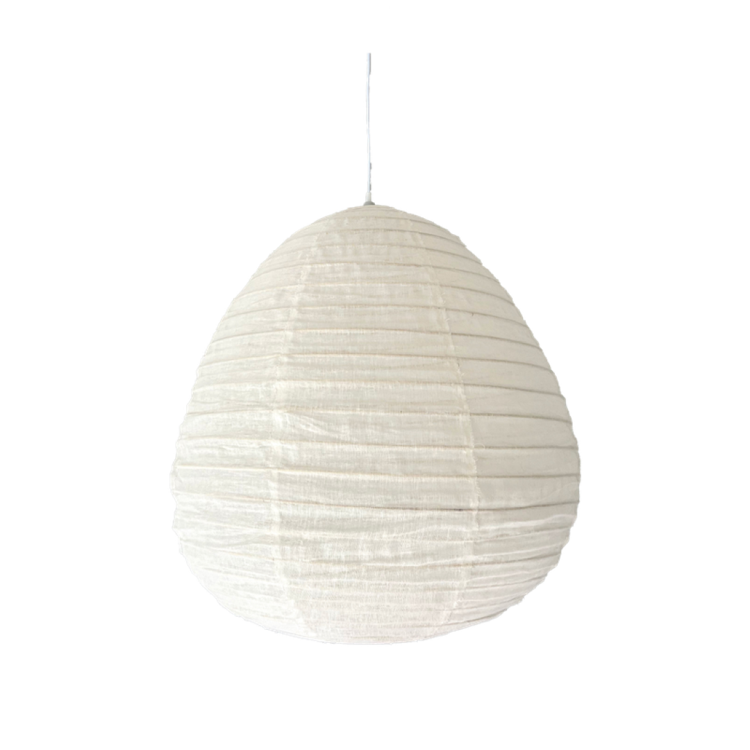 Linen Shade - Pear 50cm (White)