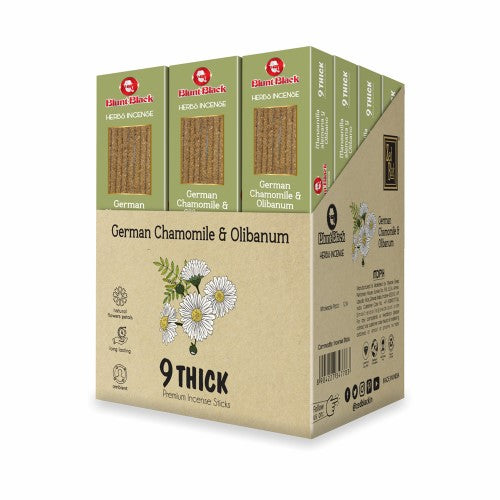 Incense - Blunt Black German Chamomile & Olibanum Incense (Set of 12)