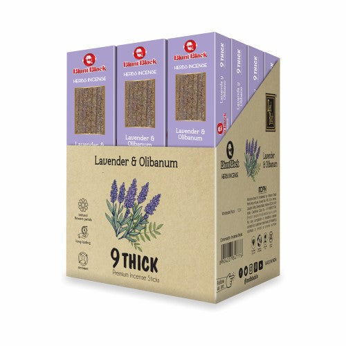 Incense - Blunt Black Lavender & Olibanum Incense (Set of 12)