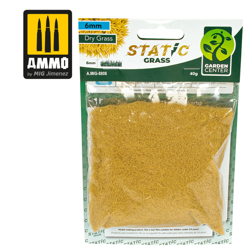 Ammo by MIG - Dioramas - Static Grass - Dry Grass - 2mm