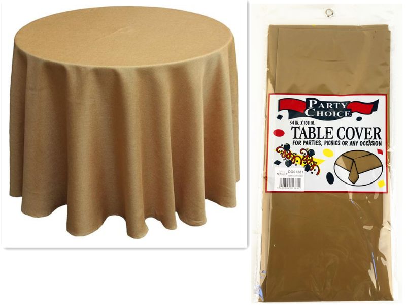 TABLECLOTH - GOLD 2.74M (12 Units)