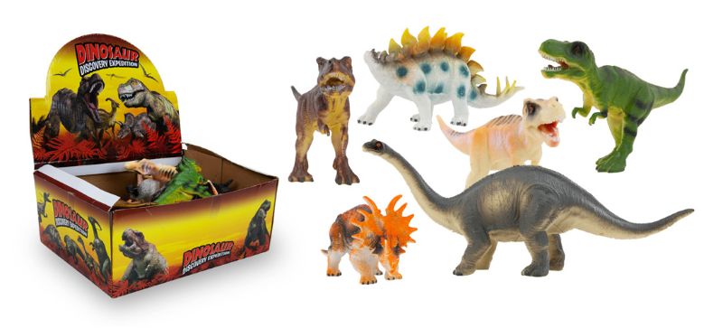 Figurines - DINOSAUR 15CM (12 Assorted Units)