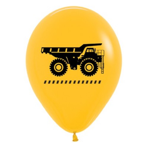 30cm Construction Trucks Yellow Fashion - Pack of 6