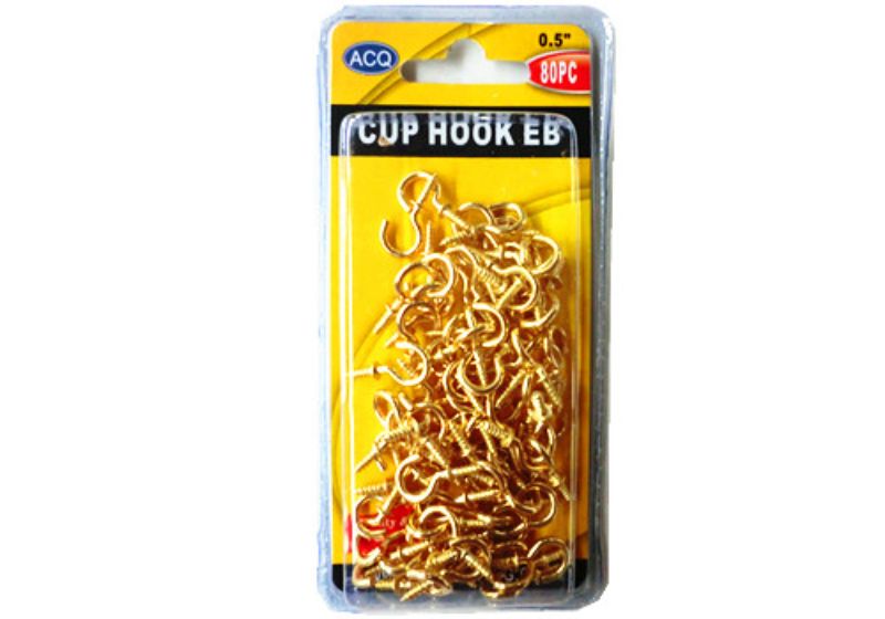 CUP HOOK - EB 0.5" (12 Packs)