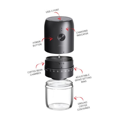 Portable Rechargeable Coffee Grinder - AVANTI