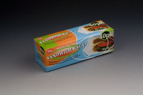 Lunch Bags - Press Lock (Set Of 6)