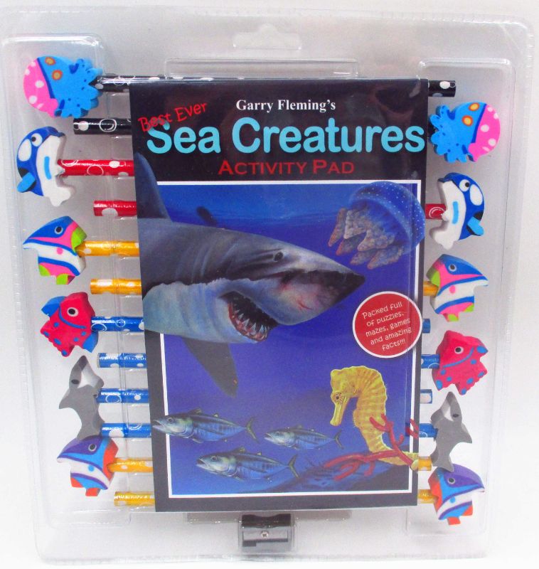 PENCILS 12PCS DRAWING BOOK - Sea (6 Packs)