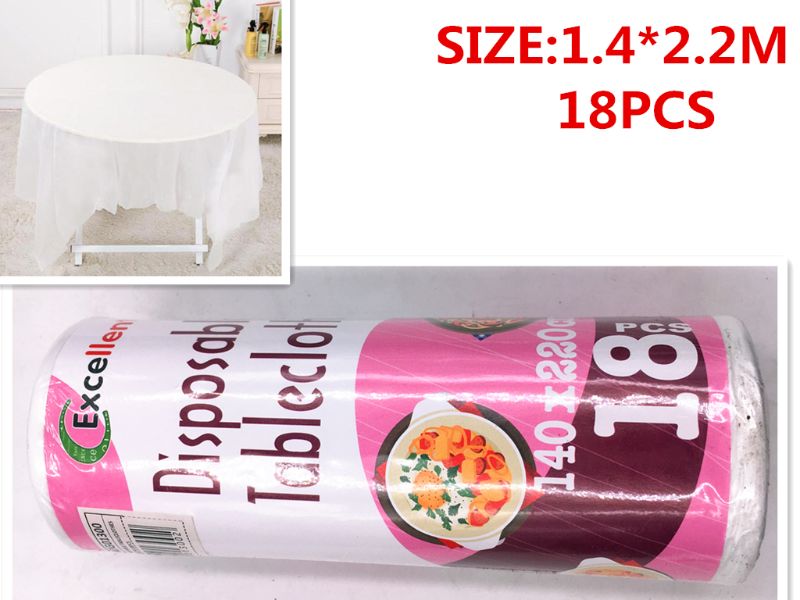 DISPOSABLE Tablecloths - 1.4 x 2.2m (3 Packs)