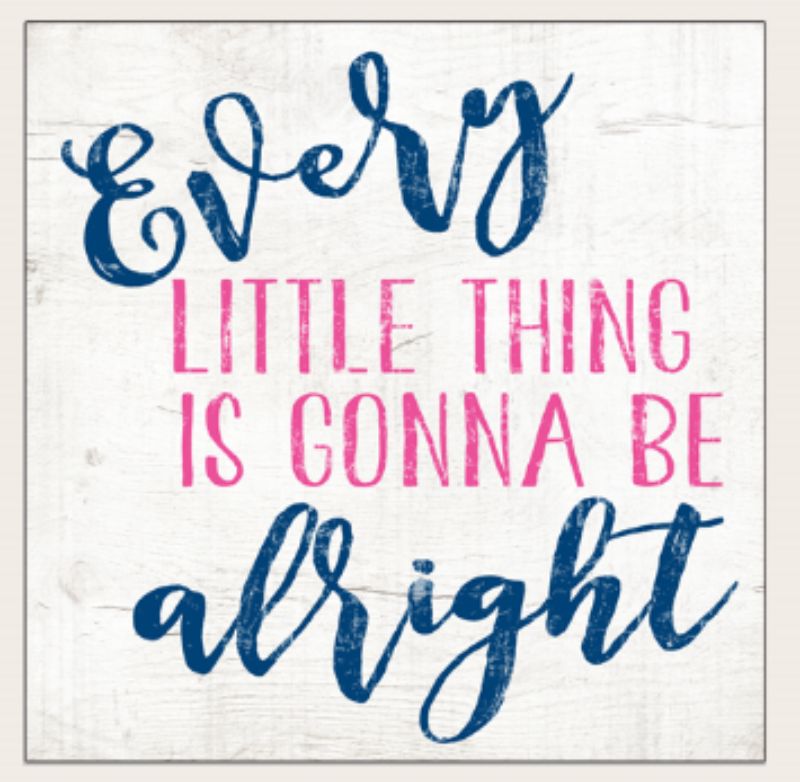 Wall Art on MDF - Every Little Thing (40 x 40cm)