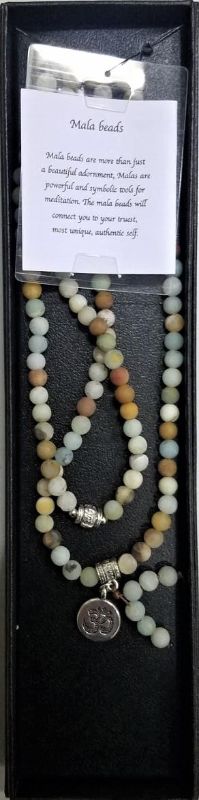 Necklace - Amazonite Mala (70cm)