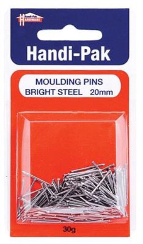 (Card-30g) Handipak 20mm B.S. Moulding Pins