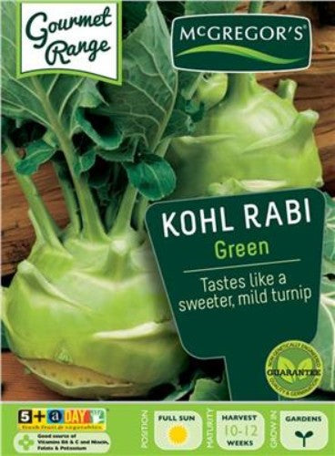 McGregor's Kohl Rabi Green Specialty Seeds - Pack of 5