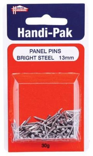 (Card-30g) Handipak 13mm B.S. Panel Pins
