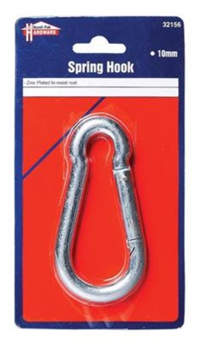 Handipak 32156 10mm Z/P Spring Hooks