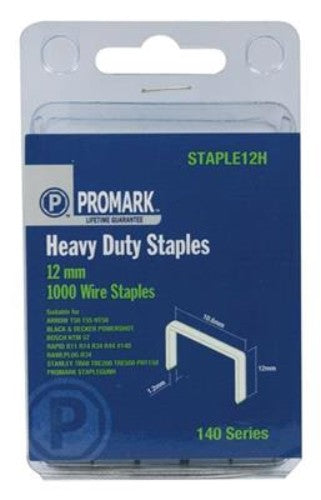 (Pkt-1000) Promark 140/12 12mm Heavy Duty Staples