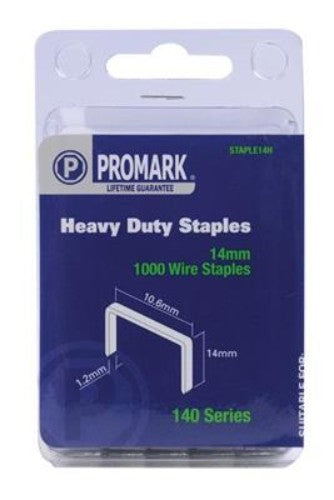 (Pkt-1000) Promark 140/14 14mm Heavy Duty Staples