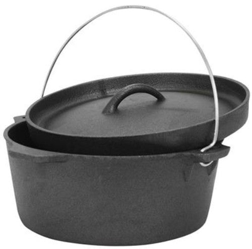 Campmaster 3.5L Dutch Cast Iron Lip Type Camp Oven