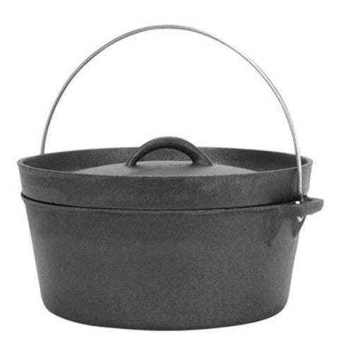 Campmaster 3.5L Dutch Cast Iron Lip Type Camp Oven