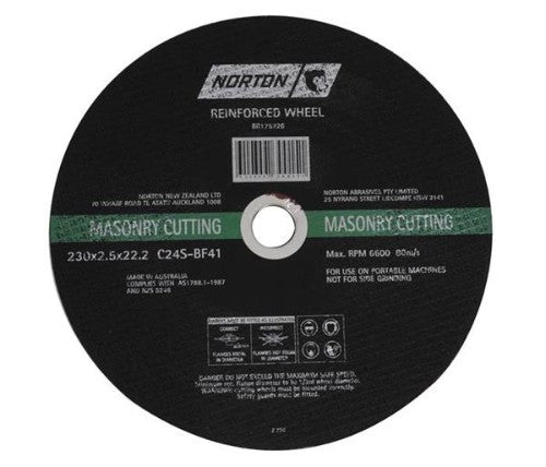 230 x 22.23mm Masonry Cut-off Wheel