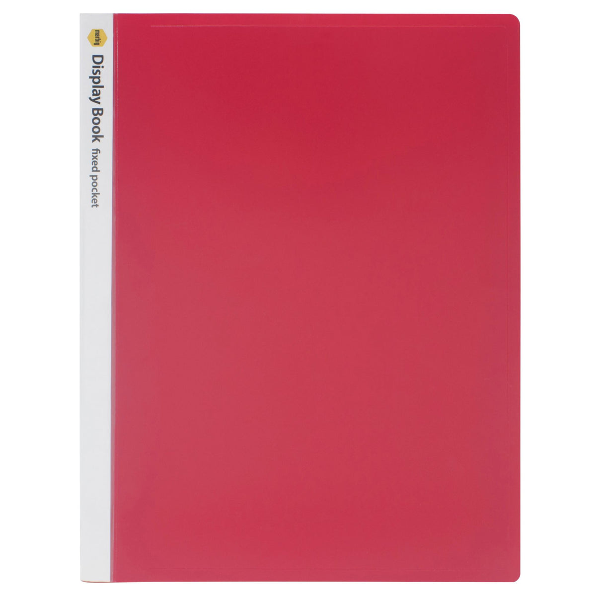 MARBIG NON-REFILLABLE DISPLAY BOOK 20 POCKET RED