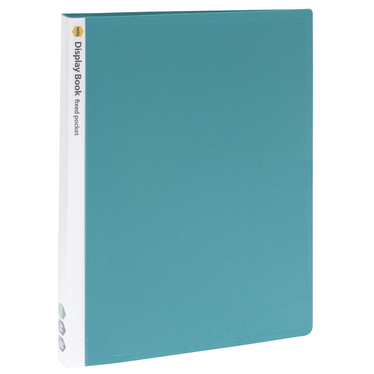 MARBIG NON-REFILLABLE DISPLAY BOOK 20 POCKET GREEN