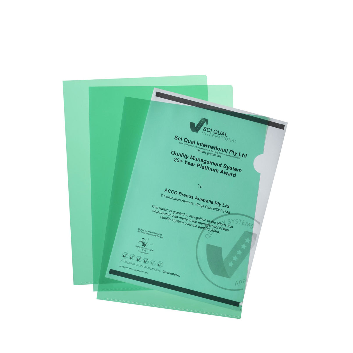 MARBIG LETTER FILE A4 ULTRA FILE GREEN PACK10