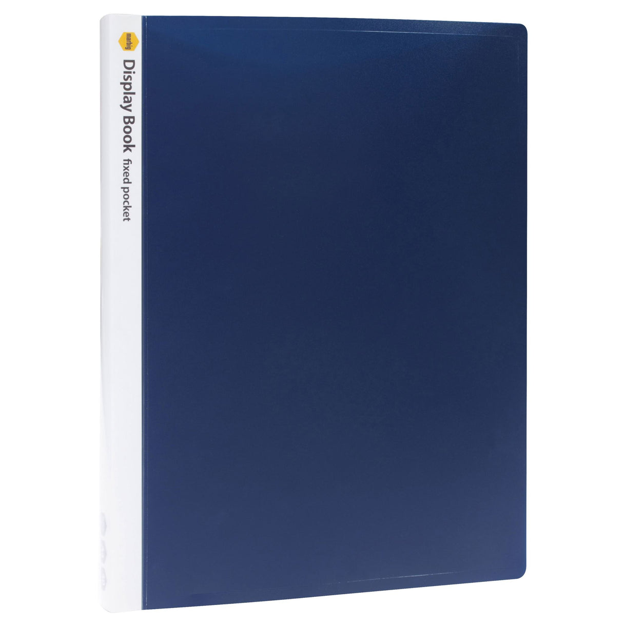 MARBIG NON-REFILLABLE DISPLAY BOOK A4 40 POCKET NAVY BLUE