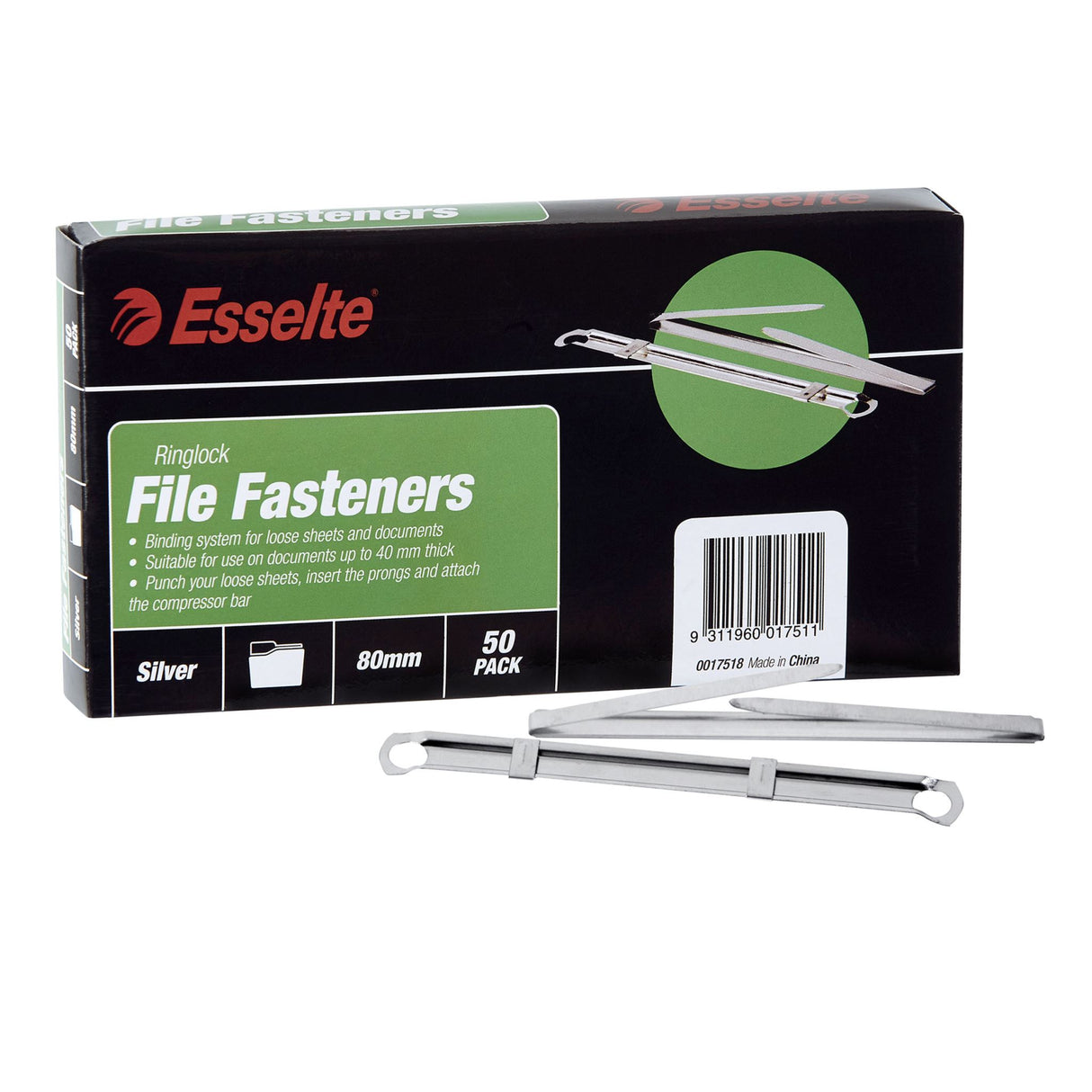 ESSELTE RINGLOCK RINGLOCK FILE FASTENERS BOX 50