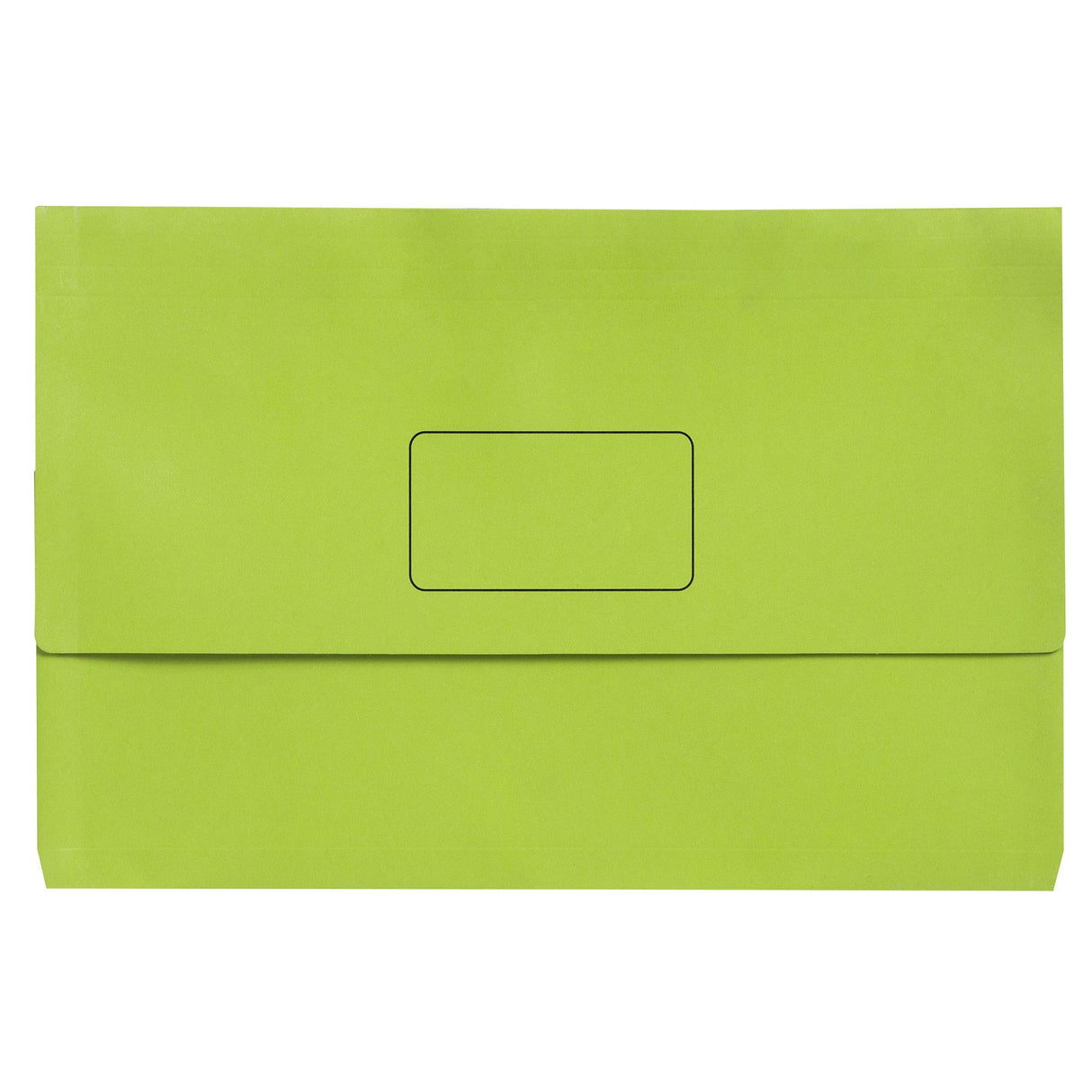 MARBIG SLIMPICK FOOLSCAP DOCUMENT WALLET BRIGHTS GREEN PACK10
