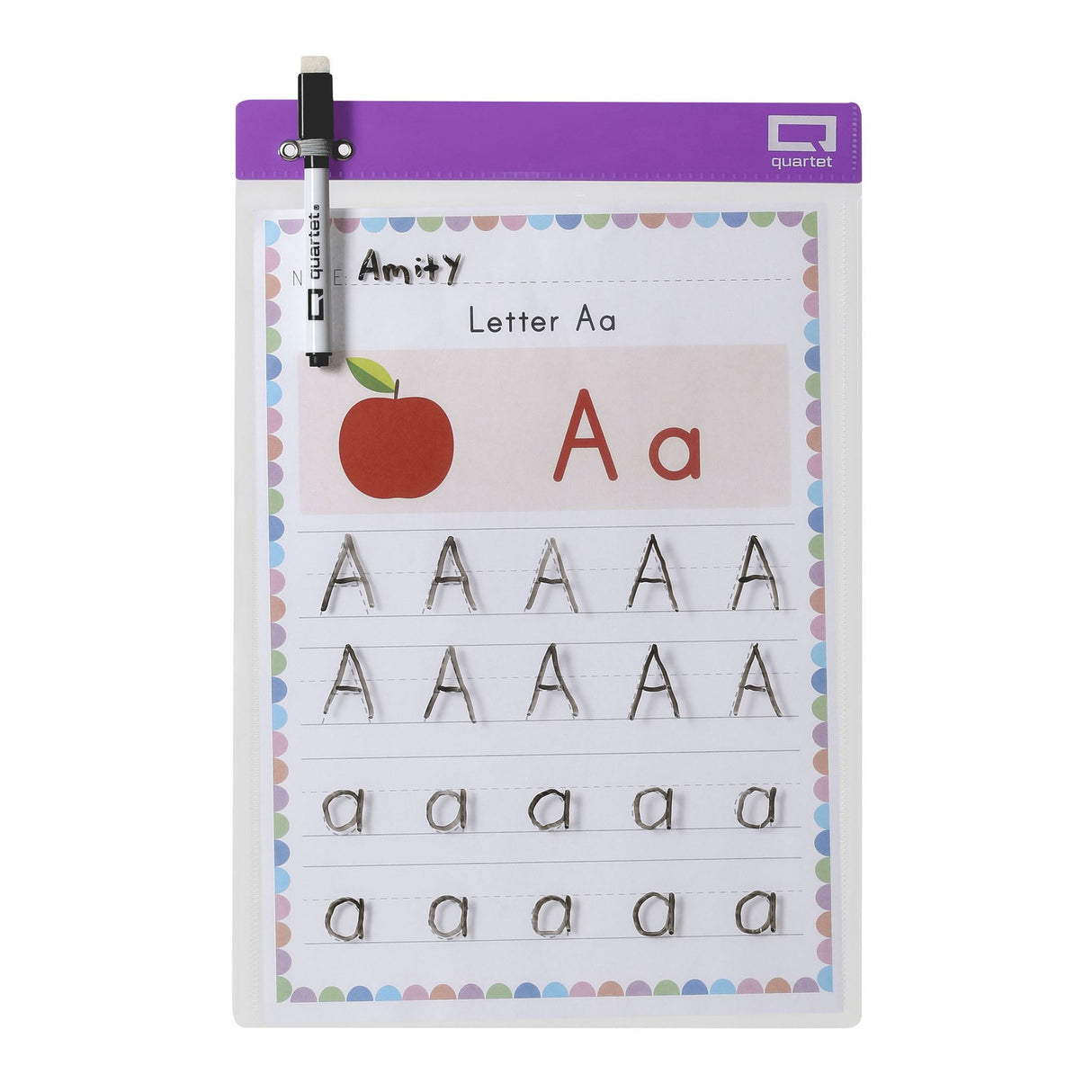 QUARTET FLEX DRY ERASE POCKET SLEEVE A4 PK10