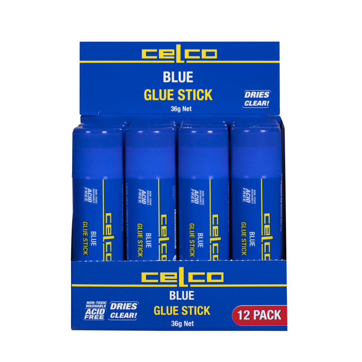 CELCO GLUE STICK 36GM BLUE