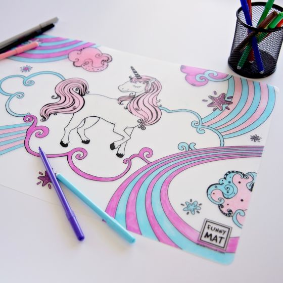 Funny Mat Large - Unicorn - Akademi