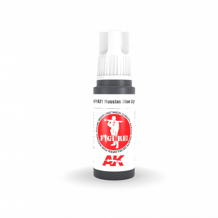 AK Interactive - 3 Gen Figures Acrylics - Russian Blue Lights 17ml
