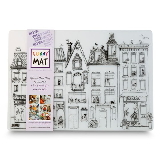 Funny Mat Large - The Stork In The Roof - Akademi