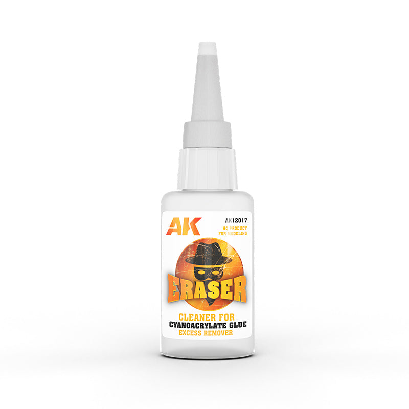 Ak Interactive - Basics - Eraser Cleaner For Cyanoacrylate (Excess Remover)