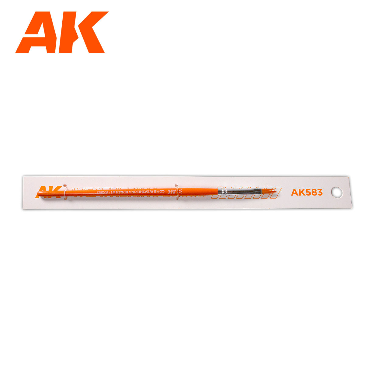AK Interactive - Brushes - COMB Weathering Brush #1