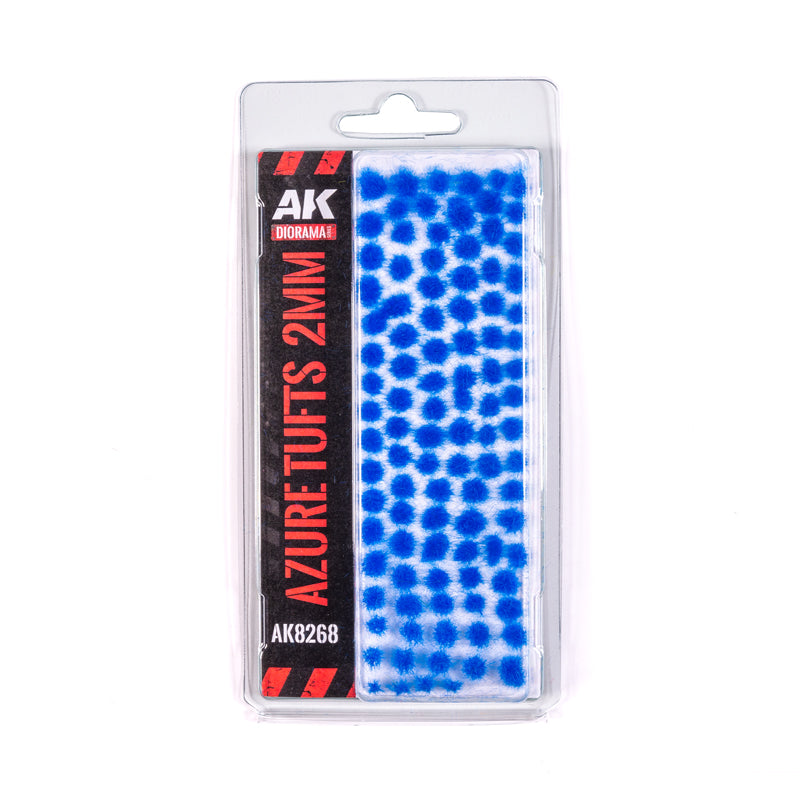 AK Interactive - Vegetation - Azure - Fantasy Tufts 2mm - Hobby Tool