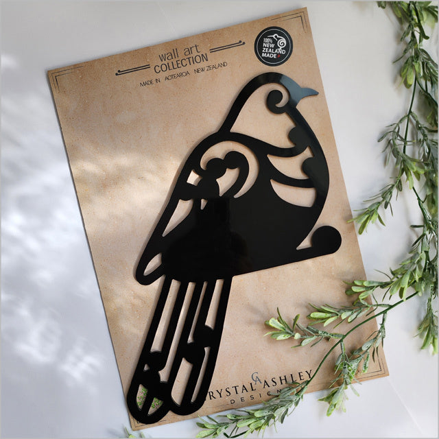 Wall Art - Koru Collection Kereru Birds + Bees + Butterflies (Black ACM)