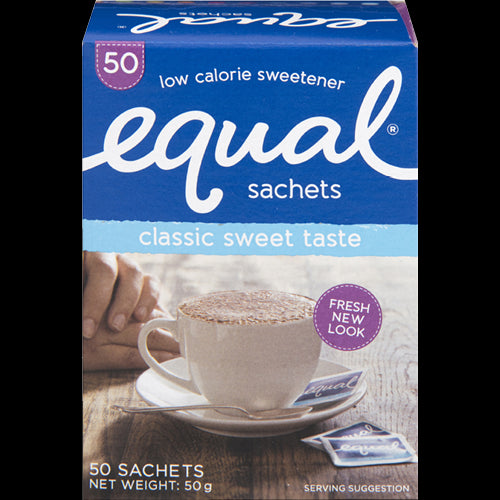 Equal Classic Low Calorie Sweetener Sachets 50pk