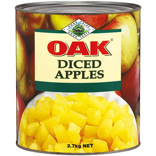 Oak Apples Diced Canned Fruit 2.7kg