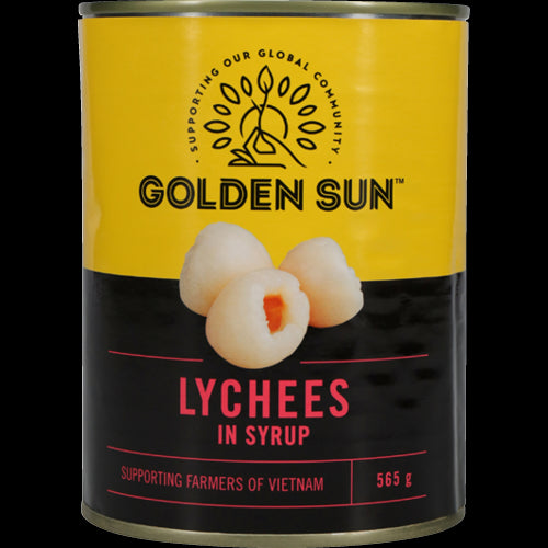 Golden Sun Whole Lychees In Syrup 565g