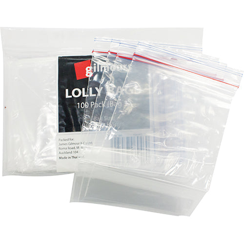 Gilmours Lolly Bags 100mm X 155mm