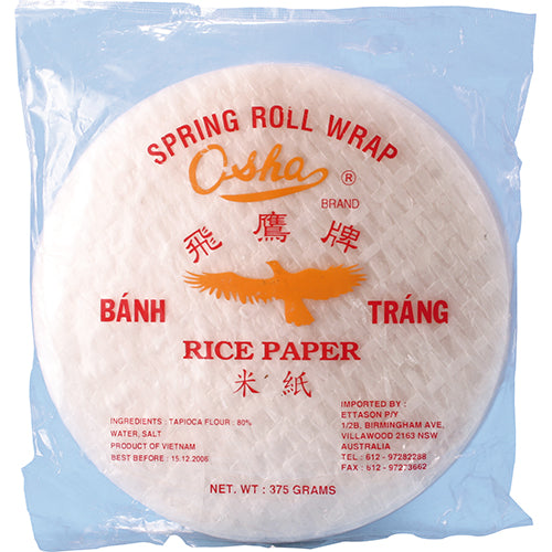 Osha Round Rice Paper 22cm 375g