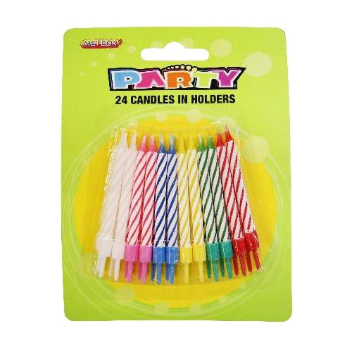 Hoorah Small Birthday Candles 24pk