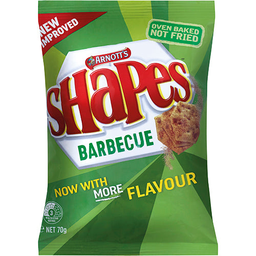 Arnott's Shapes Barbeque Crackers 70g